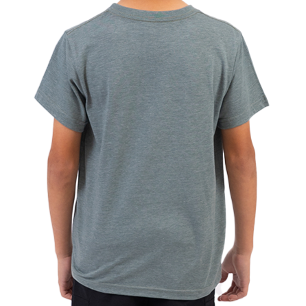 Fox Masked Boys Ss Tee (Heather Green)