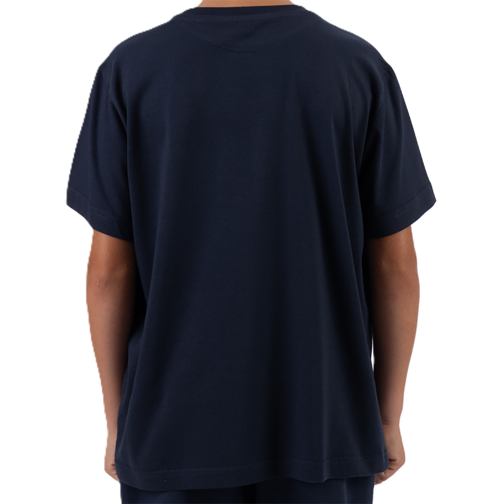 Fox Block Youth Ss Tee (Summit Navy)