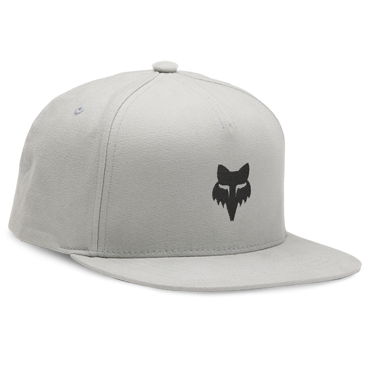 Fox Head Snapback Cap (Steel Grey)