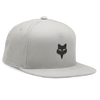 Fox Head Snapback Cap (Steel Grey)