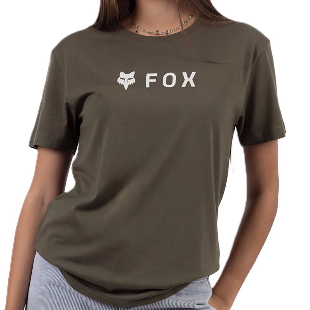 Fox Women’s Absolute Relaxed Ss Tee (Taupe Green)