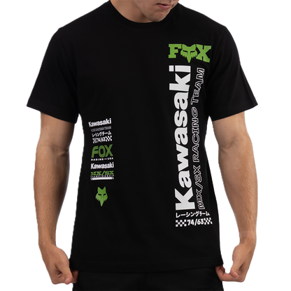 Fox Kawasaki Vertical Ss Tee (Black)