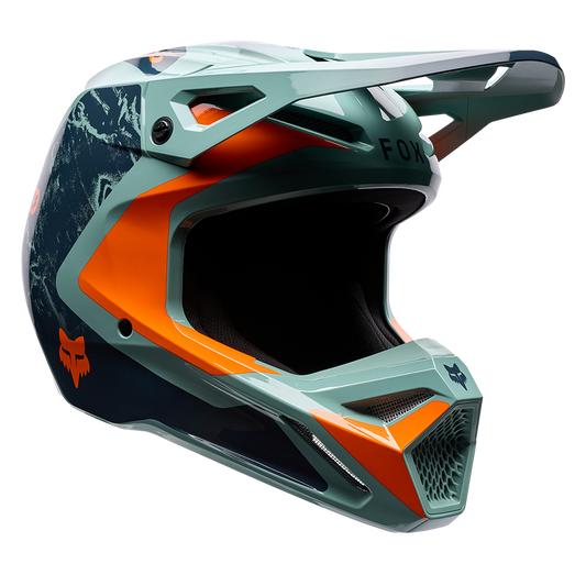 Fox V1 Image Print Helmet - (Arc Blue)
