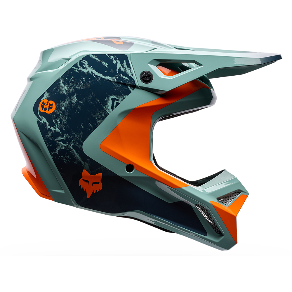 Fox V1 Image Print Helmet - (Arc Blue)