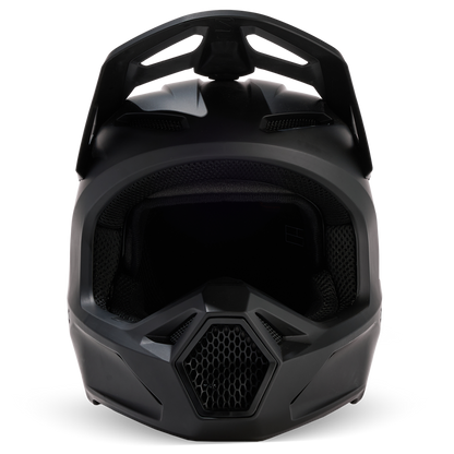 Fox V1 Youth Solid Helmet - DOT/ECE (Matt Black)