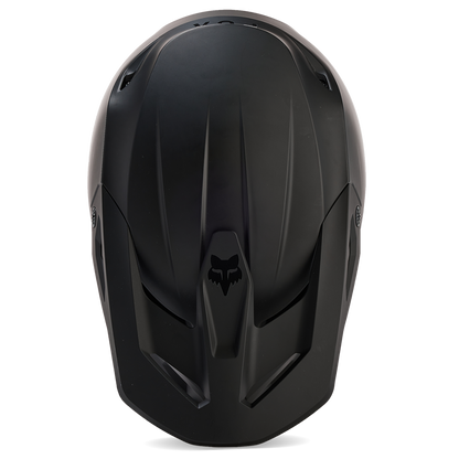 Fox V1 Youth Solid Helmet - DOT/ECE (Matt Black)