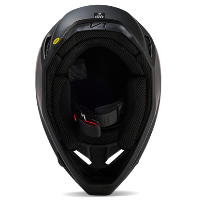 Fox V1 Youth Solid Helmet - DOT/ECE (Matt Black)