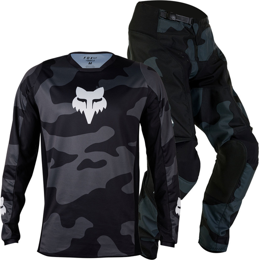 Fox Youth 180 Bnkr Gear Combo (Black Camo)