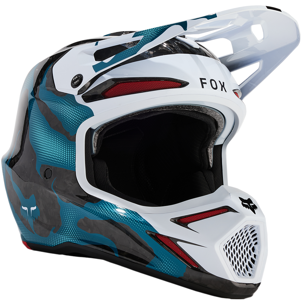 Fox V3 RS Withered Solid Helmet - DOT/ECE (Multi)