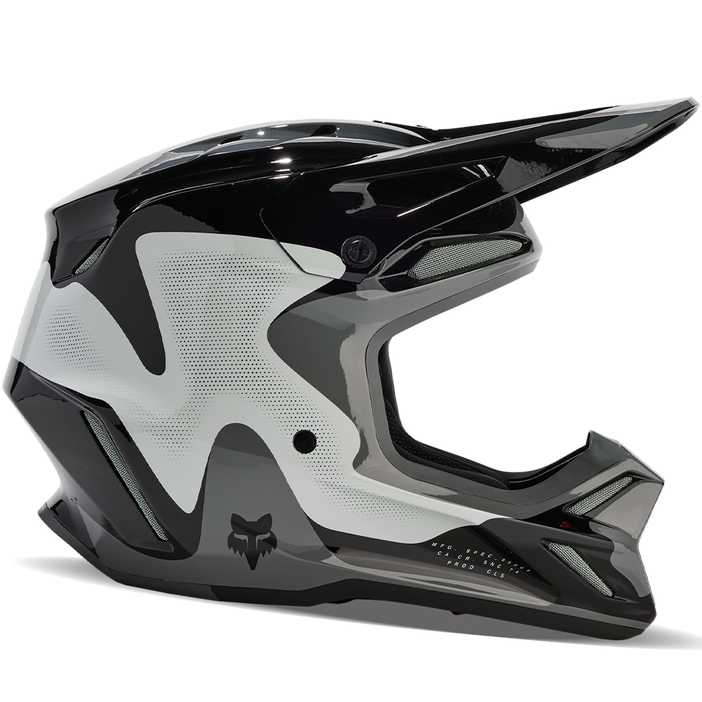 Fox V3 Revise Helmet (Black/Grey)