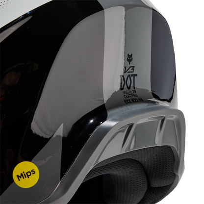 Fox V3 Revise Helmet (Black/Grey)