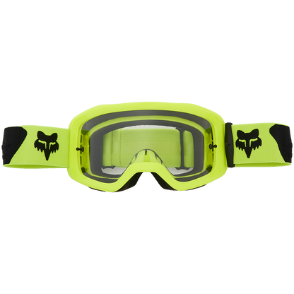 Fox Main Core Goggles - Clear Lexan Lens (Fluo Yellow)