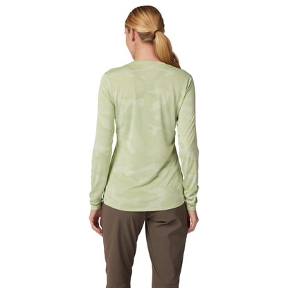 Fox Women's Ranger TruDri LS MTB Jersey (Cactus Green)