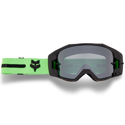 Fox V3 RS 50th LE Helmet + Vue 50th LE Goggles - Spark Injected Lens (Black/Fluo Green)