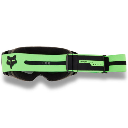 Fox V3 RS 50th LE Helmet + Vue 50th LE Goggles - Spark Injected Lens (Black/Fluo Green)