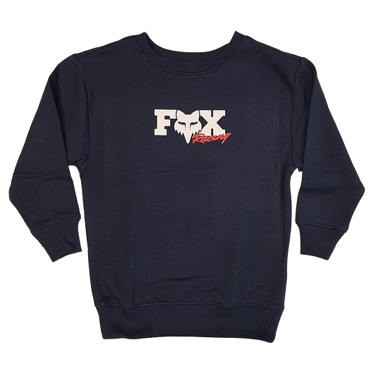 Fox Boys Checker Pullover Fleece (Summit Navy)