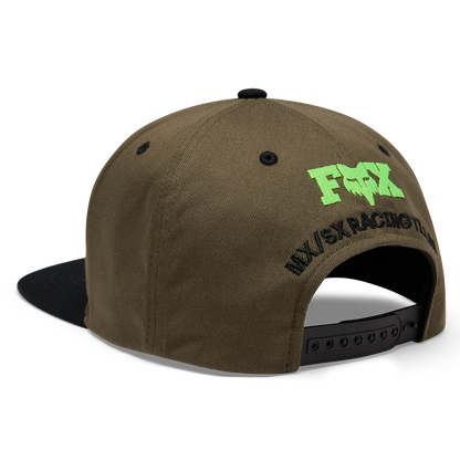 Fox Kawi Snapback Cap (Olive Green)