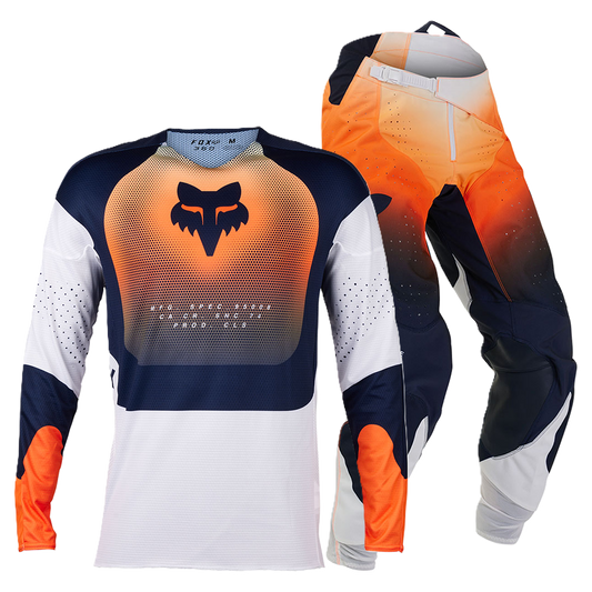 Fox 360 Revise Gear Combo (Navy/Orange)