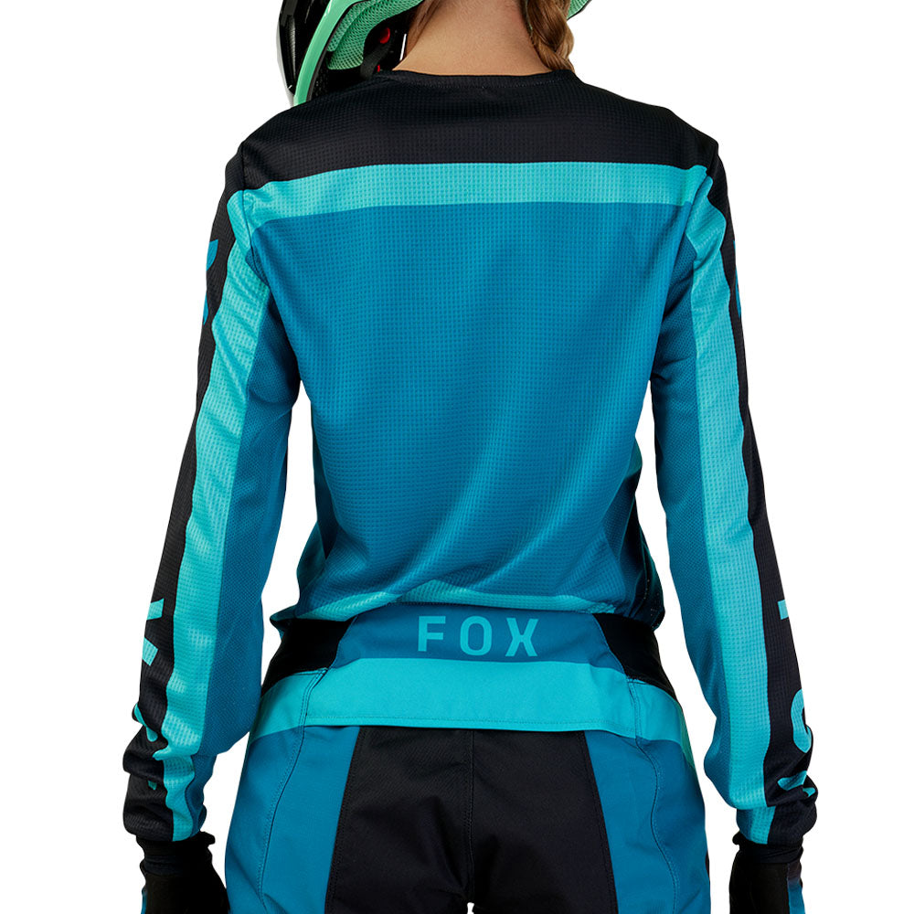 Fox Womens 180 Ballast Jersey (Maui Blue)