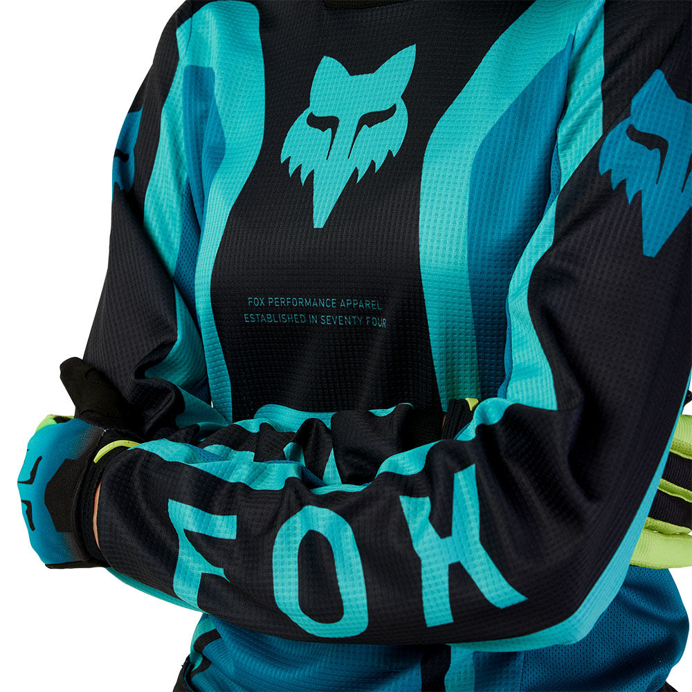 Fox Womens 180 Ballast Jersey (Maui Blue)