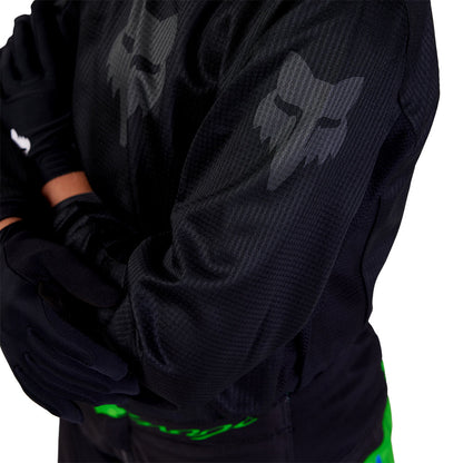 Fox Youth 180 Blackout Jersey (Black/Black)