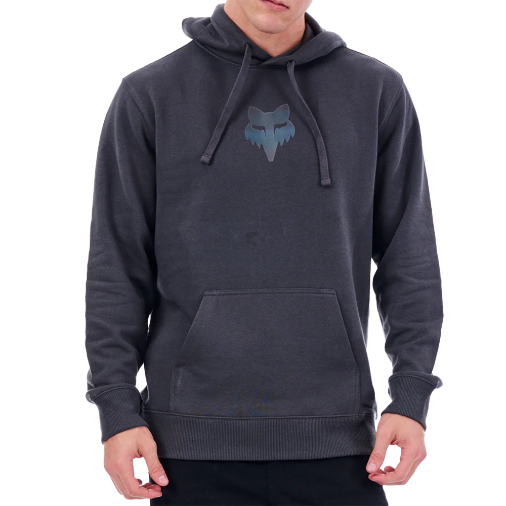 Fox Head Pullover Fleece Hoodie (Asphalt Grey)