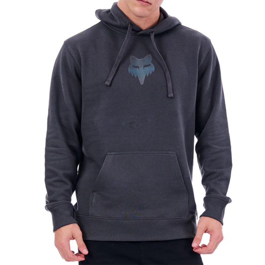 Fox Head Pullover Fleece Hoodie (Asphalt Grey)