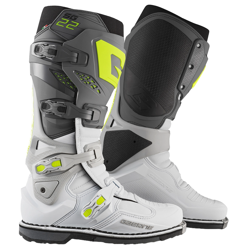 Gaerne SG22 Boots (Anthrocite/White/Grey)