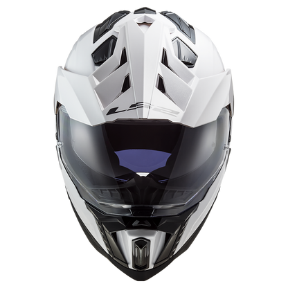 LS2 MX701 Explorer Helmet (Solid White)