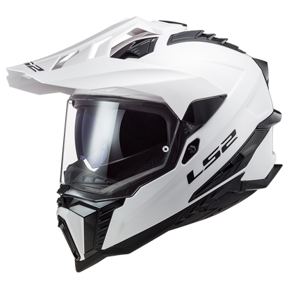 LS2 MX701 Explorer Helmet (Solid White)