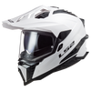 LS2 MX701 Explorer Helmet (Solid White)