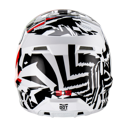 Leatt Moto 3.5 Helmet and 4.5 Goggles (Zebra)