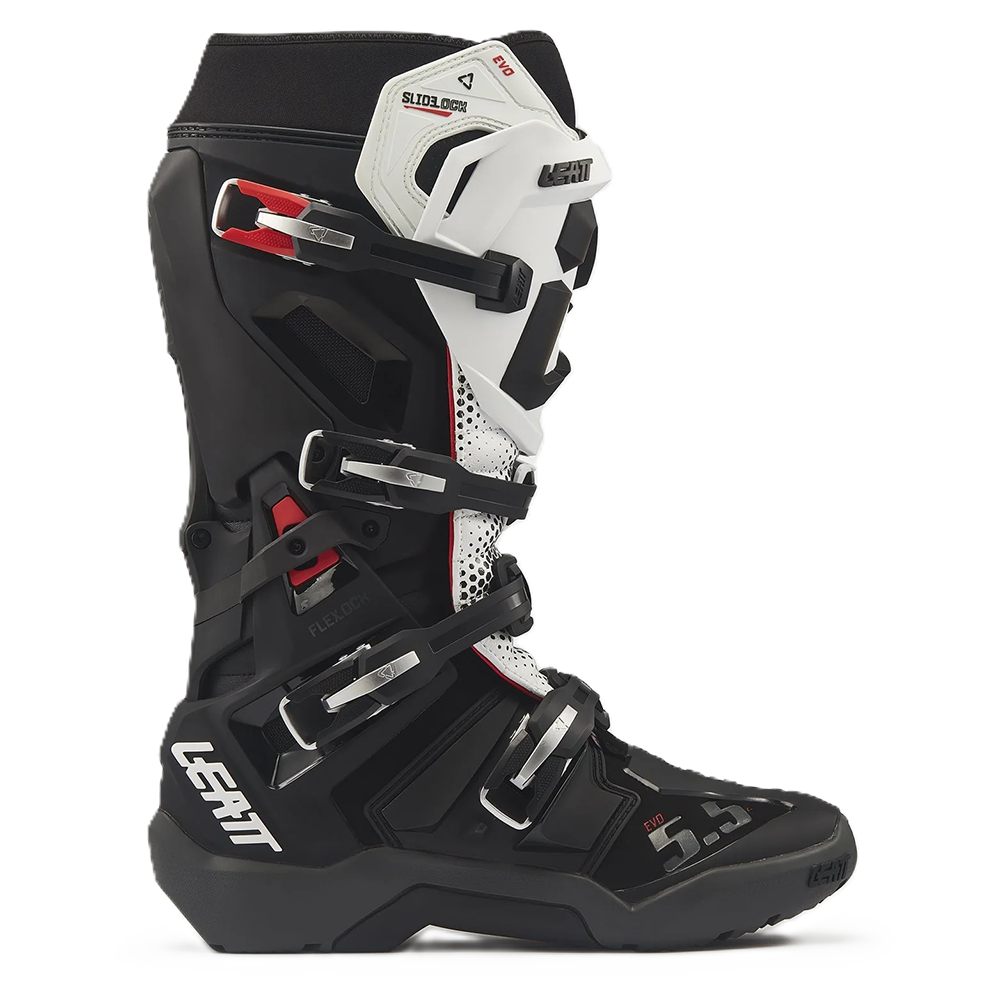 Leatt 5.5 Flexlock EVO Enduro Boots (White)