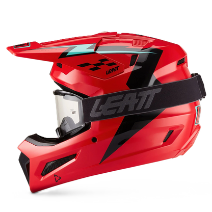 Leatt Moto 3.5 Helmet and 3.5 Goggles (Red V27)