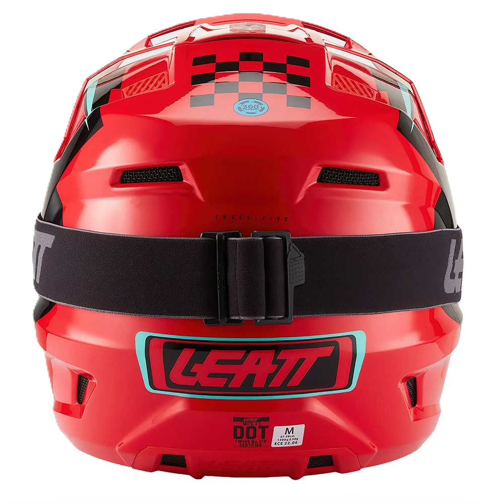 Leatt Moto 3.5 Jr Helmet and 2.5 Goggles (Red V27)