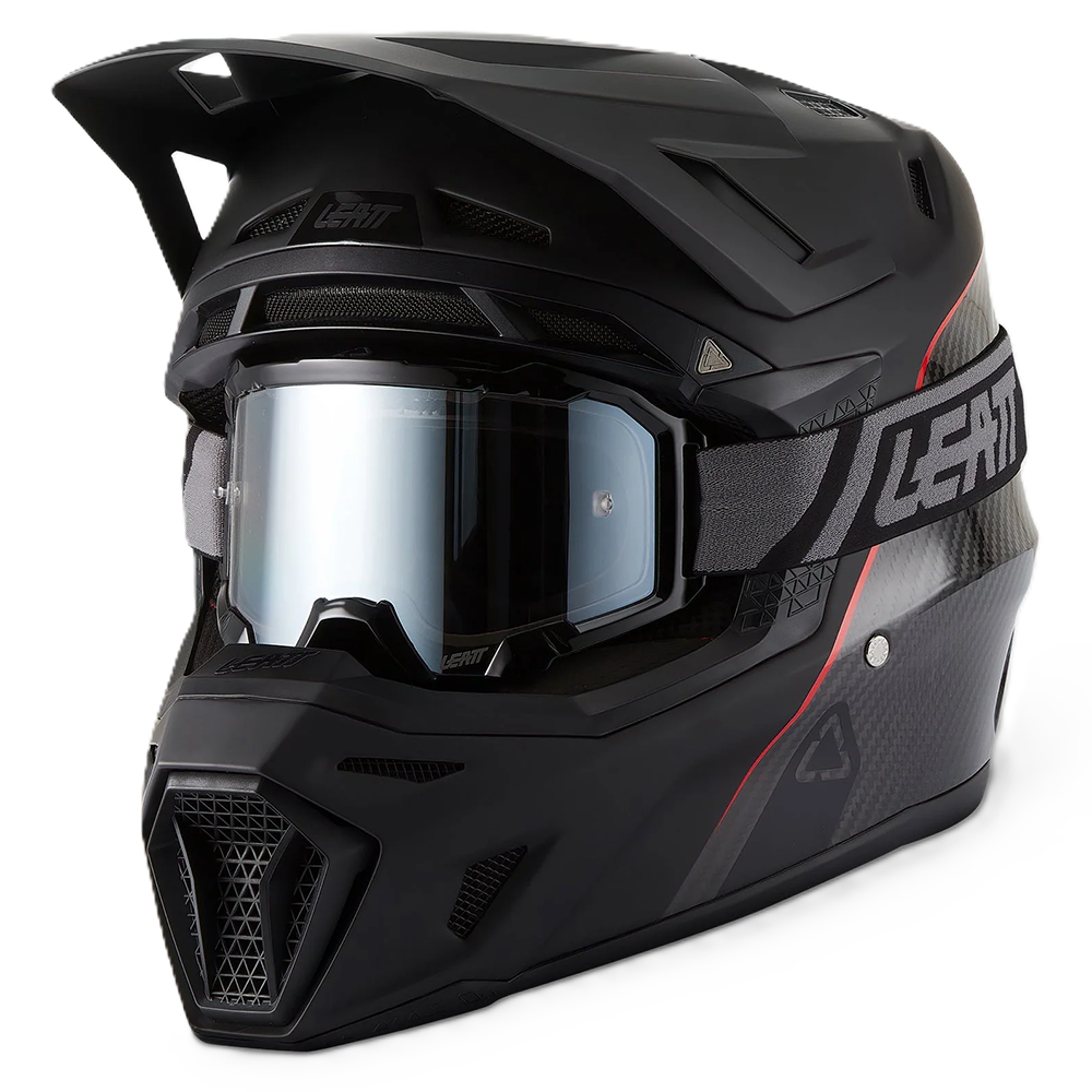 Leatt Moto 9.5 Helmet and 6.5 Goggles (Carbon V27)