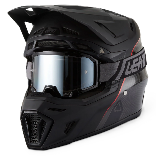 Leatt Moto 9.5 Helmet and 6.5 Goggles (Carbon V27)