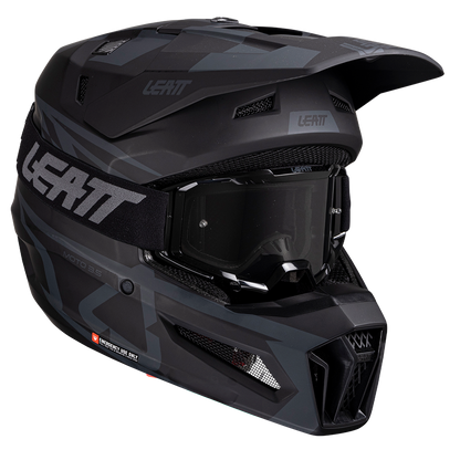 Leatt Moto 3.5 Helmet and 3.5 Goggles (Stealth)