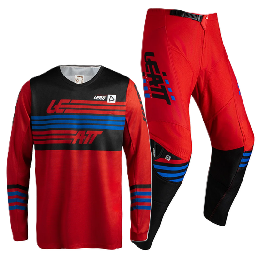 Leatt Ride 3.5 Combo (Stripes Red V27)