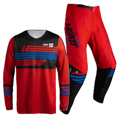 Leatt Youth Ride 3.5 Combo (Stripes Red V27)