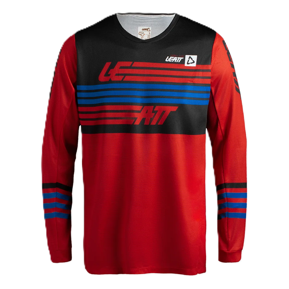 Leatt Youth Ride 3.5 Combo (Stripes Red V27)