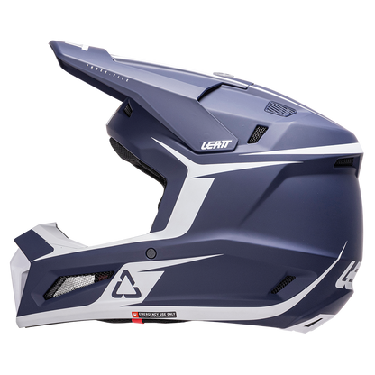 Leatt Moto 3.5 Jr Helmet and 3.5 Goggles (Blue V26)