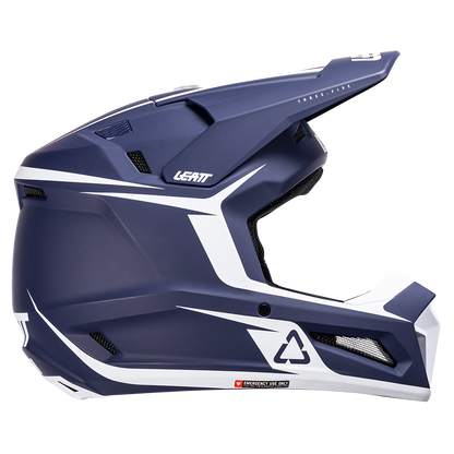 Leatt Moto 3.5 Jr Helmet and 3.5 Goggles (Blue V26)