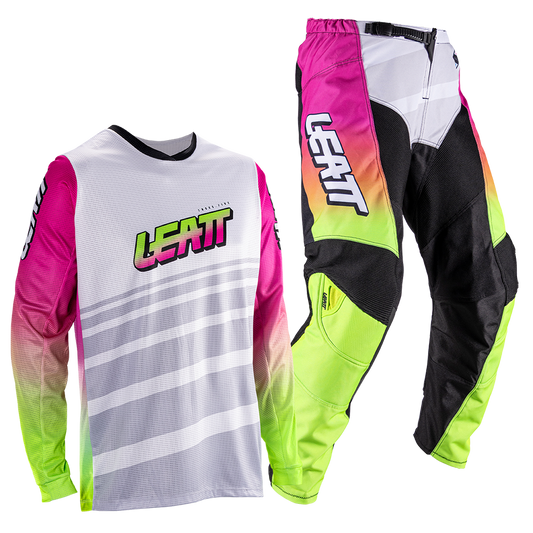 Leatt Youth Ride 3.5 Combo (Retro Pink V26)