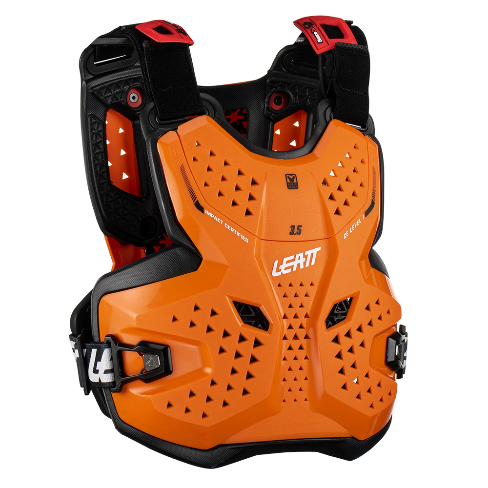 Leatt Youth 3.5 Chest Protector (Orange/Black)