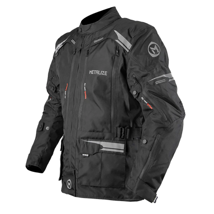 Metalize Mens 440 V2 Adventure Jacket (Black)