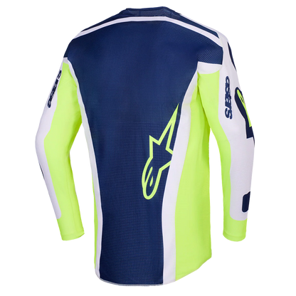 Alpinestars Racer Air Riway Jersey (Light Gray/Flo Yellow/Blue)