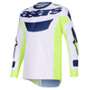 Alpinestars Racer Air Riway Jersey (Light Gray/Flo Yellow/Blue)
