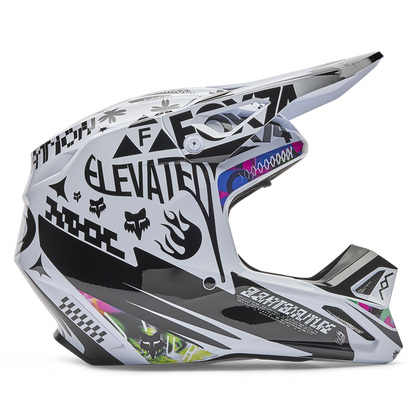 Fox V1 Cosmo Helmet - (White Black)