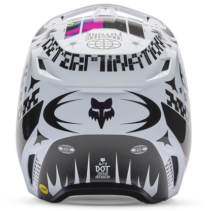 Fox V1 Cosmo Helmet - (White Black)
